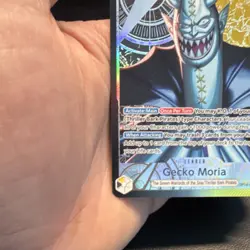 Gecko Moria (Leader Alt Art) OP14-080 The Azure Sea’s Seven - Image 5