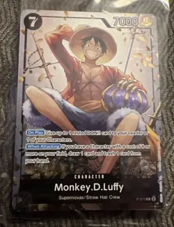 One Piece Monkey D. Luffy P-075 English Promo Tin Set Vol 2 Exclusive Sealed - Image 1
