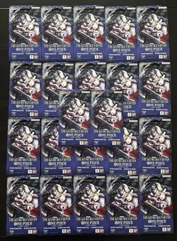 One Piece TCG The Azure Sea’s Seven OP-14 Sleeved Booster Pack 22 LOT Sealed (B) - Image 1