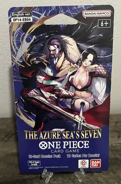 One Piece TCG The Azure Sea’s Seven OP-14 Sleeved Booster Pack 22 LOT Sealed (B) - Image 3