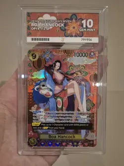 One Piece TCG OP14-112 Boa Hancock SP English ACE 10 gem mint perfect 10 - Image 4