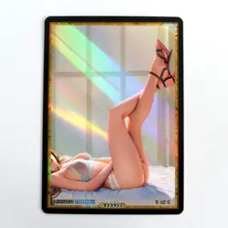 ROSA Waifu Anime Card LIMITED 1/1 Custom TCG Holo Goddess Story ACG T13952 - Image 1