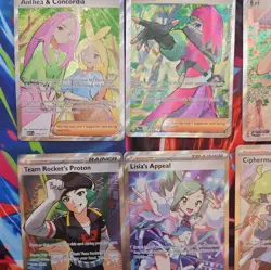Pokemon - Full Art Trainer Cards - Mixed Lot Of 13- All NM waifu edition - Image 2