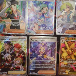 Pokemon - Full Art Trainer Cards - Mixed Lot Of 13- All NM waifu edition - Image 5