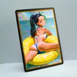 NEMONA Waifu Anime Card LIMITED 1/1 Custom TCG Holo Goddess Story ACG T13945 - Image 2
