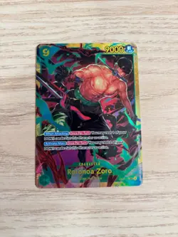 OP06-118 Roronoa Zoro English SEC NM One Piece TCG Card Game - Image 1