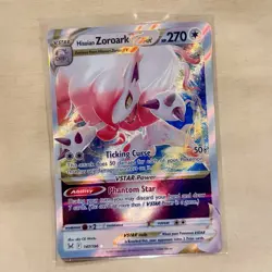 Hisuian Zoroark VSTAR 147/196 Prize Pack Series Cards Holo - Image 1