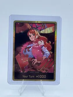 DON!! Card (Nami) (Gold) Extra Booster: One Piece Heroines Edition Foil - Image 1