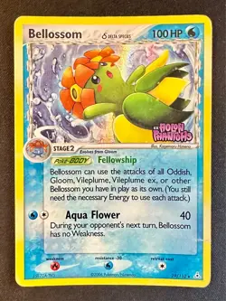 Bellossom Delta Species 19/110 EX Holon Phantoms Pokemon Card Reverse Holo Rare - Image 1