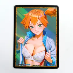 MISTY Waifu Anime Card LIMITED 1/1 Custom TCG Holo Goddess Story ACG T13939 - Image 1