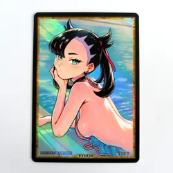 MARNIE Waifu Anime Card LIMITED 1/1 Custom TCG Holo Goddess Story ACG T13938 - Image 1
