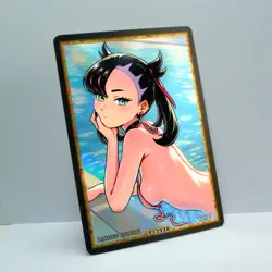 MARNIE Waifu Anime Card LIMITED 1/1 Custom TCG Holo Goddess Story ACG T13938 - Image 2