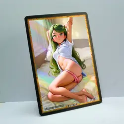 MALLOW Waifu Anime Card LIMITED 1/1 Custom TCG Holo Goddess Story ACG T13937 - Image 2