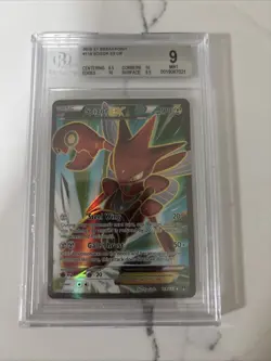 Pokemon Scizor EX 119/122 Breakpoint Full Art Ultra Rare Holo Card BGS 9 - Image 1