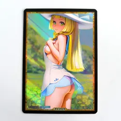 LILLIE Waifu Anime Card LIMITED 1/1 Custom TCG Holo Goddess Story ACG T13934 - Image 1