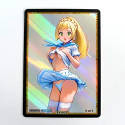 LILLIE Waifu Anime Card LIMITED 1/1 Custom TCG Holo Goddess Story ACG T13933 - Image 1