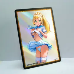 LILLIE Waifu Anime Card LIMITED 1/1 Custom TCG Holo Goddess Story ACG T13933 - Image 2