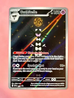 Gothitelle Promo 211 Black bolt & White Flare Holo Pokemon Card NM - Image 1