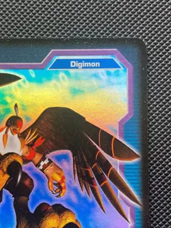 HOLO DM-120 Garudamon Digimon CCG Card Hybrid Warriors Foil 1st Edition 2004 - Image 3