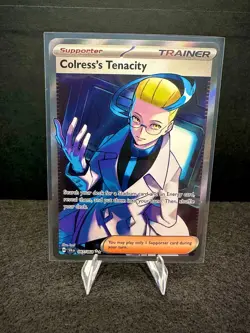 Colress's Tenacity 087/064 Shrouded Fable Full Art Trainer Pokemon TCG Card NM - Image 1