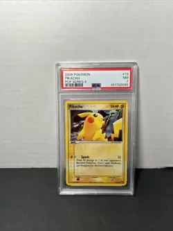 PSA 7 Near Mint Holo Pikachu 13/17 Pop Series 4 Pokemon Card - Image 1