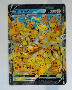 Pikachu V-Union [Set of 4 and Jumbo Size] SWSH: Sword & Shield Promo Cards Holo - Image 2