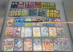 x200 Pokemon Bulk Card Lot EX/V/Vmax Ace Full Art Item Gold Rare Shiny + English - Image 1