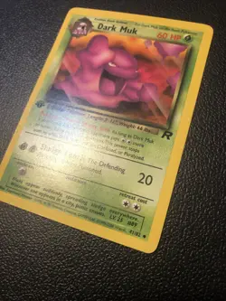 Dark Muk 41/82 Team Rocket 1st Edition Pokemon Card NM Excellent Condition - Image 3
