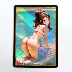 HILDA Waifu Anime Card LIMITED 1/1 Custom TCG Holo Goddess Story ACG T13919 - Image 1