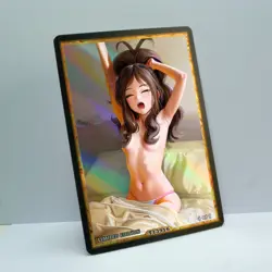 HILDA Waifu Anime Card LIMITED 1/1 Custom TCG Holo Goddess Story ACG T13916 - Image 2