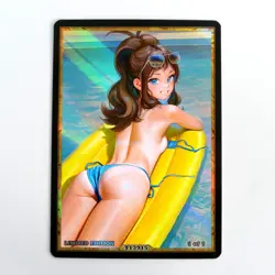 HILDA Waifu Anime Card LIMITED 1/1 Custom TCG Holo Goddess Story ACG T13915 - Image 1