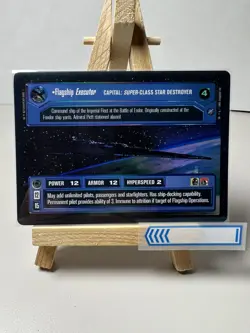 Star Wars CCG-Decipher Flagship Executor Rare Foil Card NM Condition - Image 1