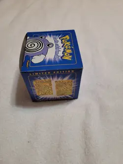 Pokemon Poliwhirl 23k Gold Plated Trading Card & Pokeball Burger King Sealed BLU - Image 3