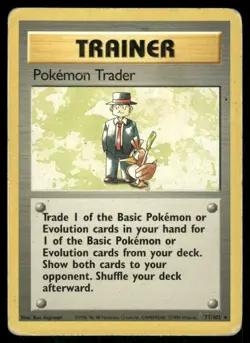 Pokemon Trader 77/102 Base Set Pokemon TCG trading card - Image 1