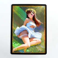 D.VA Waifu Anime Card LIMITED 1/1 Custom TCG Holo Goddess Story ACG T13902 - Image 1