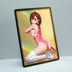 AYASE MOMO Waifu Anime Card LIMITED 1/1 Custom TCG Holo T13896 - Image 2