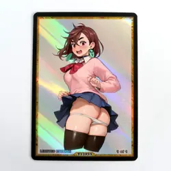AYASE MOMO Waifu Anime Card LIMITED 1/1 Custom TCG Holo T13894 - Image 1