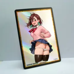 AYASE MOMO Waifu Anime Card LIMITED 1/1 Custom TCG Holo T13894 - Image 2