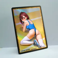 AYASE MOMO Waifu Anime Card LIMITED 1/1 Custom TCG Holo T13893 - Image 2