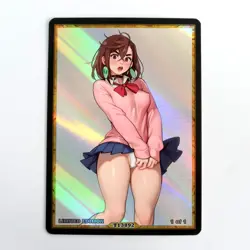 AYASE MOMO Waifu Anime Card LIMITED 1/1 Custom TCG Holo T13892 - Image 1