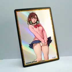 AYASE MOMO Waifu Anime Card LIMITED 1/1 Custom TCG Holo T13892 - Image 2