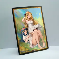CYNTHIA DAWN Waifu Anime Card LIMITED 1/1 Custom TCG Holo T13876 - Image 2
