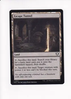MAGIC THE GATHERING MTG COMMANDER: EDGE OF ETERNITIES ESCAPE TUNNEL - Image 1