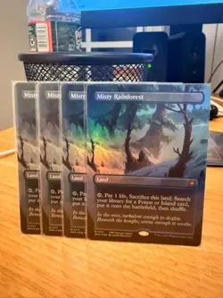 4x Misty Rainforest (Borderless) Special Guests Foil - Image 1