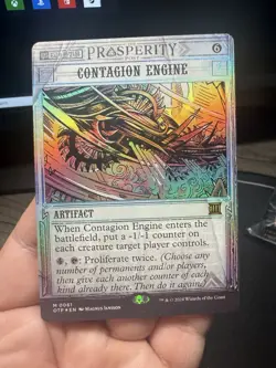 MTG Contagion Engine *FOIL* Outlaws of Thunder Junction Breaking News 61 NM 🔥🔥 - Image 2