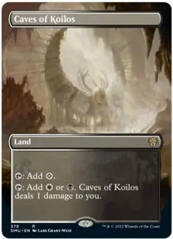Caves of Koilos (Borderless, Regular, #378, NM) Dominaria United (DMU), MTG - Image 1