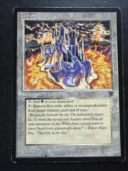 MTG - 1994 - Legends - Urborg - Light Play - Image 1