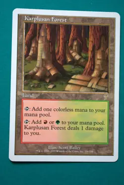 Karplusan Forest - MTG- 7th Edition - Never Played - Magic The Gathering - Image 1