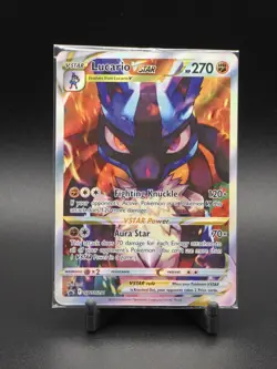 Lucario Vstar SWSH291 Pokemon Sword & Shield Promo Sealed Black Star Promo NM - Image 1