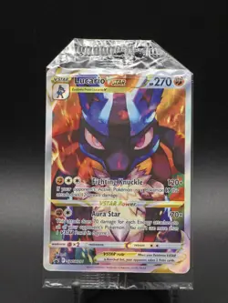 Lucario Vstar SWSH291 Pokemon Sword & Shield Promo Sealed Black Star Promo NM - Image 3